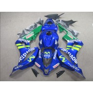 Azul Blanco Movistar Carenado Moto CBR 600 RR 07-08