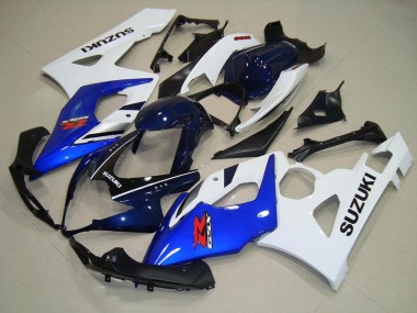 Azul Blanco Negro Carenado Moto GSXR 1000 K5 05-06