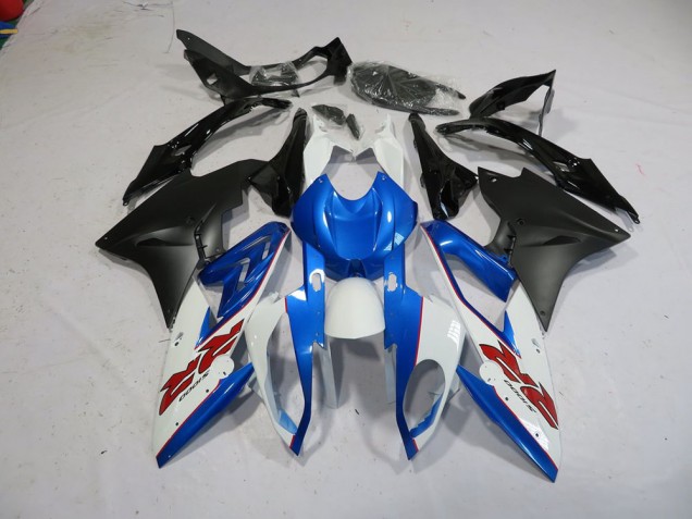Azul Blanco Negro Carenado Moto S1000RR 15-18