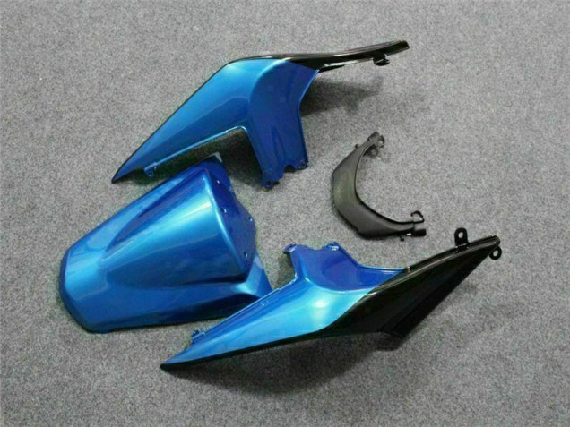 Azul Blanco Negro Ninja ABS Moto Plástica EX250 08-12 Azul Blanco Negro Ninja ABS Moto Plástica EX250 08-12