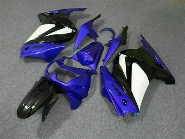 Azul Blanco Negro Ninja ABS Moto Plástico EX250 08-12