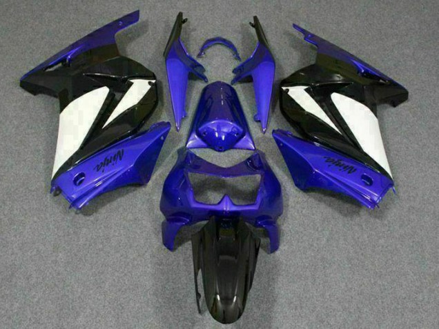 Azul Blanco Negro Ninja ABS Moto Plástico EX250 08-12