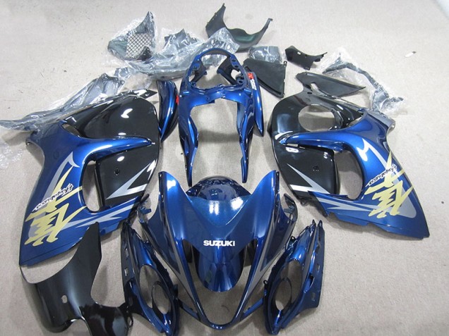 Azul Blanco Oro Calcomanía Carenado Moto GSXR 1300 Hayabusa 08-19