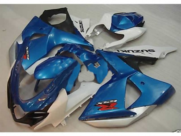 Azul Blanco Plástico Moto GSXR 1000 K9 09-16 Azul Blanco Plástico Moto GSXR 1000 K9 09-16