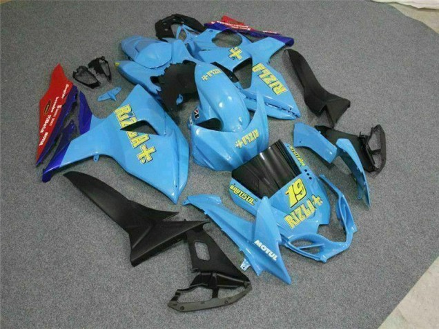 Azul Kit Completo Carenado Moto GSXR 1000 K9 09-16