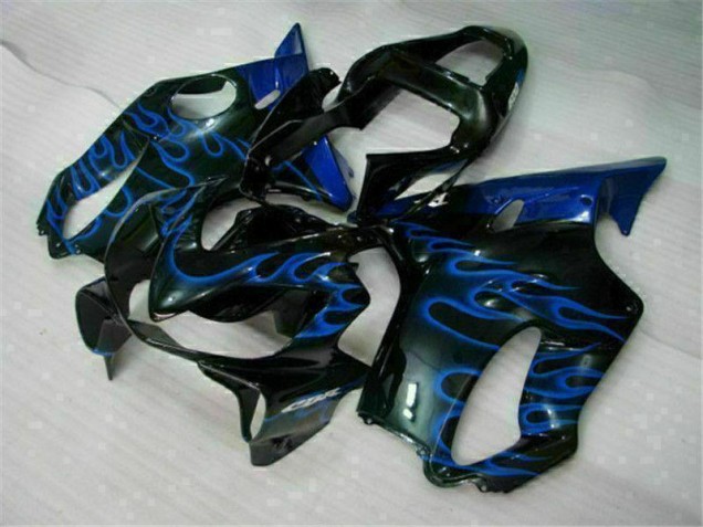 Azul Llamas Carenado Moto CBR 600 F4i 01-03 Azul Llamas Carenado Moto CBR 600 F4i 01-03