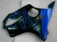 Azul Llamas Carenado Moto CBR 600 F4i 01-03 Azul Llamas Carenado Moto CBR 600 F4i 01-03