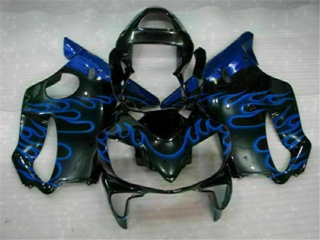 Azul Llamas Carenado Moto CBR 600 F4i 01-03 Azul Llamas Carenado Moto CBR 600 F4i 01-03