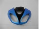 Azul Negro ABS Carenado Motocicleta ZX6R 09-12 Azul Negro ABS Carenado Motocicleta ZX6R 09-12