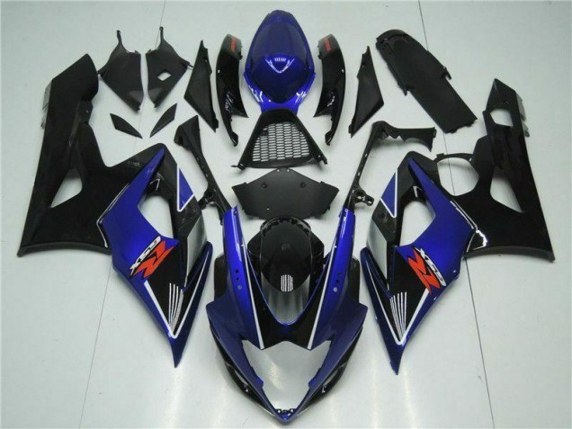 Azul Negro ABS Moto Plástica GSXR 1000 K5 05-06