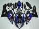 Azul Negro ABS Moto Plástica GSXR 1000 K5 05-06