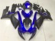 Azul Negro ABS Moto Plástica GSXR 600 / 750 K6 06-07 Azul Negro ABS Moto Plástica GSXR 600 / 750 K6 06-07