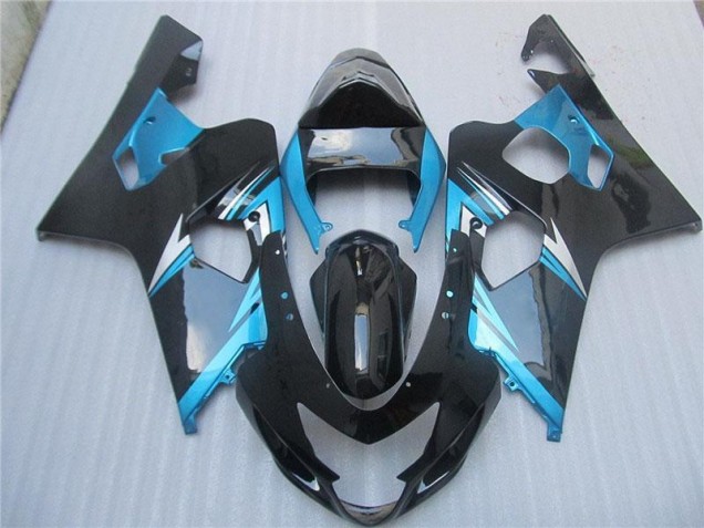 Azul Negro ABS Moto Plástico GSXR 600 / 750 K4 04-05 Azul Negro ABS Moto Plástico GSXR 600 / 750 K4 04-05