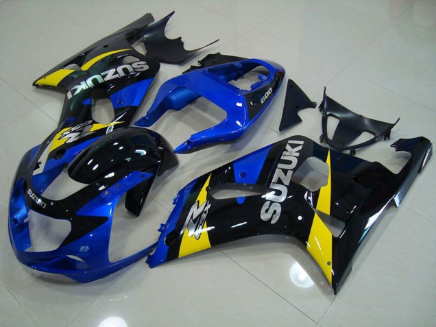 Azul Negro Carenado Moto GSXR 750 K1 K2 K3 01-03 Azul Negro Carenado Moto GSXR 750 K1 K2 K3 01-03
