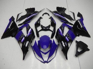 Azul Negro Carenado Moto ZX6R 13-18