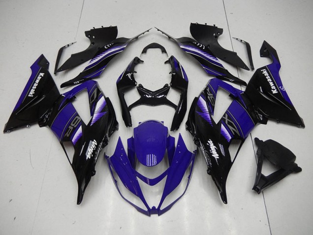 Azul Negro Carenado Moto ZX6R 13-18