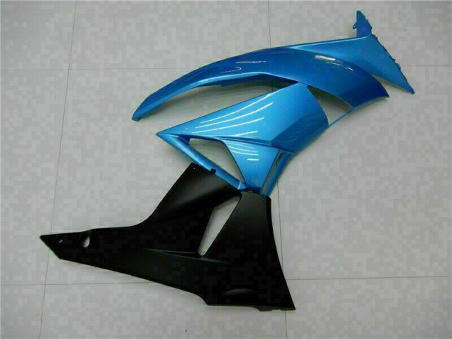 Azul Negro Kit ABS Carenado Motocicleta ZX6R 09-12 Azul Negro Kit ABS Carenado Motocicleta ZX6R 09-12
