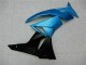 Azul Negro Kit ABS Carenado Motocicleta ZX6R 09-12 Azul Negro Kit ABS Carenado Motocicleta ZX6R 09-12