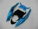 Azul Negro Kit ABS Carenado Motocicleta ZX6R 09-12 Azul Negro Kit ABS Carenado Motocicleta ZX6R 09-12