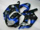 Azul Negro Kit Carenado Moto GSXR 600 / 750 K1 K2 K3 01-03 Azul Negro Kit Carenado Moto GSXR 600 / 750 K1 K2 K3 01-03