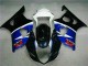 Azul Negro Kit Completo Carenado Moto GSXR 1000 K3 03-04 Azul Negro Kit Completo Carenado Moto GSXR 1000 K3 03-04