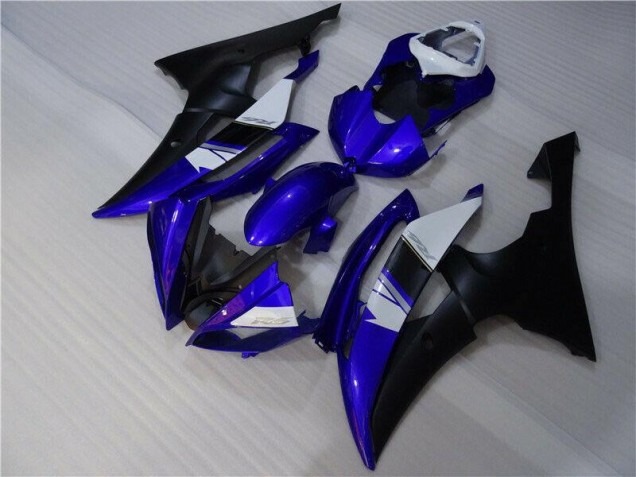 Azul Negro Kit Completo Carenado Moto R6 08-16 Azul Negro Kit Completo Carenado Moto R6 08-16