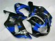 Azul Negro Kits Completo Carenado Moto ABS GSXR 600 / 750 K1 K2 K3 01-03