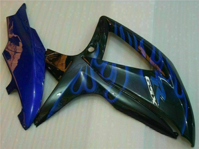 Azul Negro Kits Completo Carenado Moto ABS GSXR 600 / 750 K8 08-10 Azul Negro Kits Completo Carenado Moto ABS GSXR 600 / 750 K8 08-10