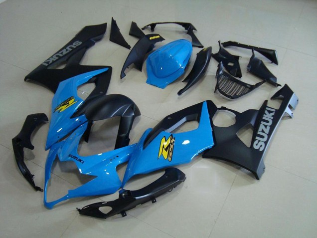 Azul & Negro Mate Carenado Moto GSXR 1000 K5 05-06