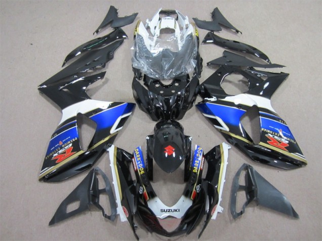 Azul Negro Oscuro Dog Carenado Moto GSXR 1000 K9 09-16 Azul Negro Oscuro Dog Carenado Moto GSXR 1000 K9 09-16