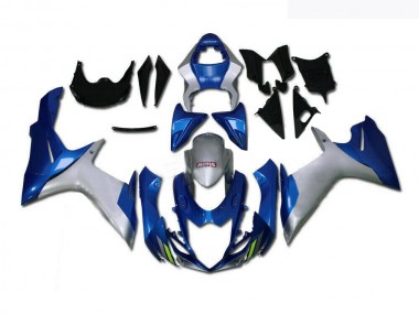 Azul Plata Carenado Moto GSXR 600 / 750 K11 11-21