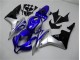 Azul Plata Negro Carenado Moto CBR 600 RR 07-08 Azul Plata Negro Carenado Moto CBR 600 RR 07-08