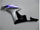 Azul Plata Negro Carenado Moto CBR 600 RR 07-08 Azul Plata Negro Carenado Moto CBR 600 RR 07-08