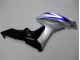 Azul Plata Negro Carenado Moto CBR 600 RR 07-08 Azul Plata Negro Carenado Moto CBR 600 RR 07-08