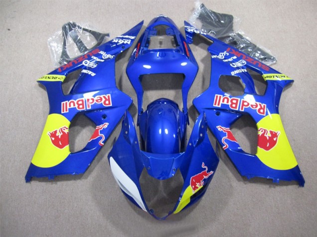 Azul Red Bull Carenado Moto GSXR 1000 K3 03-04