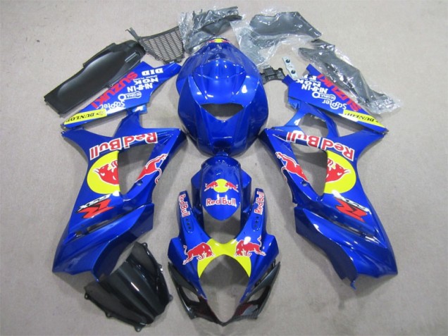 Azul Red Bull Carenado Moto GSXR 1000 K7 07-08 Azul Red Bull Carenado Moto GSXR 1000 K7 07-08