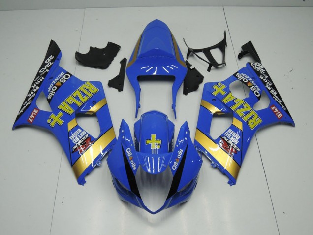Azul Rizla Carenado Moto GSXR 1000 K3 03-04 Azul Rizla Carenado Moto GSXR 1000 K3 03-04