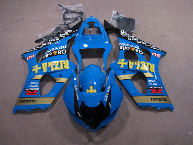 Azul Rizla Q8 Oils Carenado Moto GSXR 1000 K3 03-04