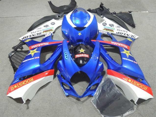 Azul Rockstar Carenado Moto GSXR 1000 K7 07-08 Azul Rockstar Carenado Moto GSXR 1000 K7 07-08