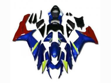 Azul Rojo Carenado Moto GSXR 600 / 750 K11 11-21