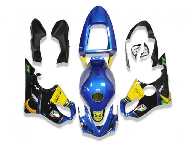 Azul Tiburón Carenado Moto CBR 600 F4i 01-03 Azul Tiburón Carenado Moto CBR 600 F4i 01-03