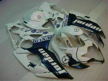 Blanco ABS Moto Plásticos GSXR 1000 K5 05-06