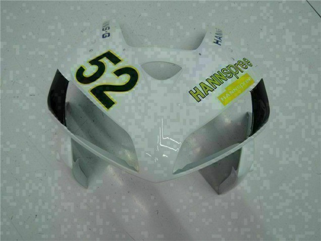 Blanco Amarillo Verde 52 Carenado Moto CBR 600 RR 05-06 Blanco Amarillo Verde 52 Carenado Moto CBR 600 RR 05-06