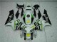 Blanco Amarillo Verde 52 Carenado Moto CBR 600 RR 05-06 Blanco Amarillo Verde 52 Carenado Moto CBR 600 RR 05-06