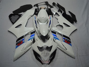 Blanco Azul ABS Carenado Motocicleta GSXR 1000 K5 05-06