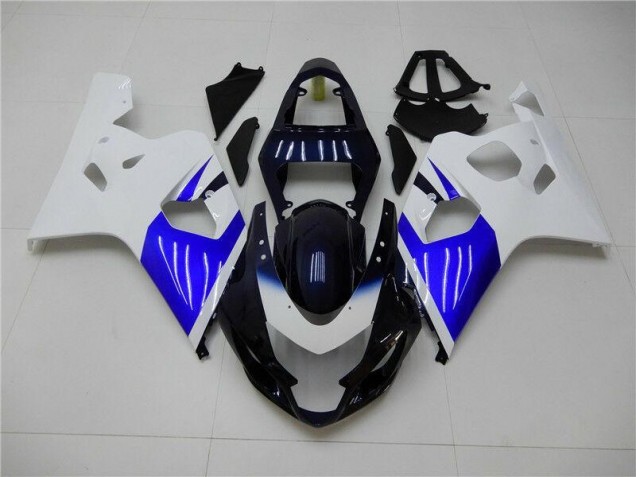 Blanco Azul Carenado Moto GSXR 600 / 750 K4 04-05