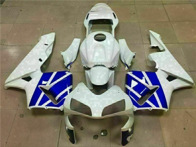 Blanco Azul Carenado Moto & Plástico CBR 600 RR 03-04 Blanco Azul Carenado Moto & Plástico CBR 600 RR 03-04
