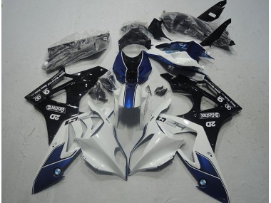 Blanco Azul Carenado & Plástico Moto S1000RR 09-14
