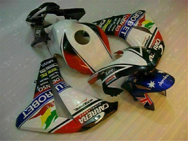 Blanco Azul Kit Carenado ABS Completo CBR 1000 RR 08-11 Blanco Azul Kit Carenado ABS Completo CBR 1000 RR 08-11