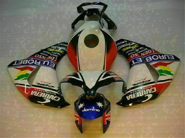 Blanco Azul Kit Carenado ABS Completo CBR 1000 RR 08-11 Blanco Azul Kit Carenado ABS Completo CBR 1000 RR 08-11